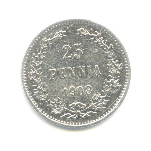 25 пенни 1908 L — Для Финляндии