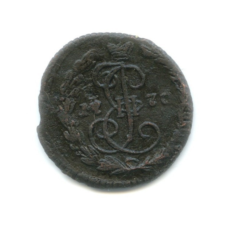 Деньга 1770 ЕМ — ½ копейки