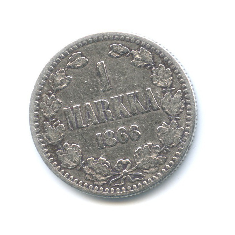 1 марка 1866 S — Для Финляндии