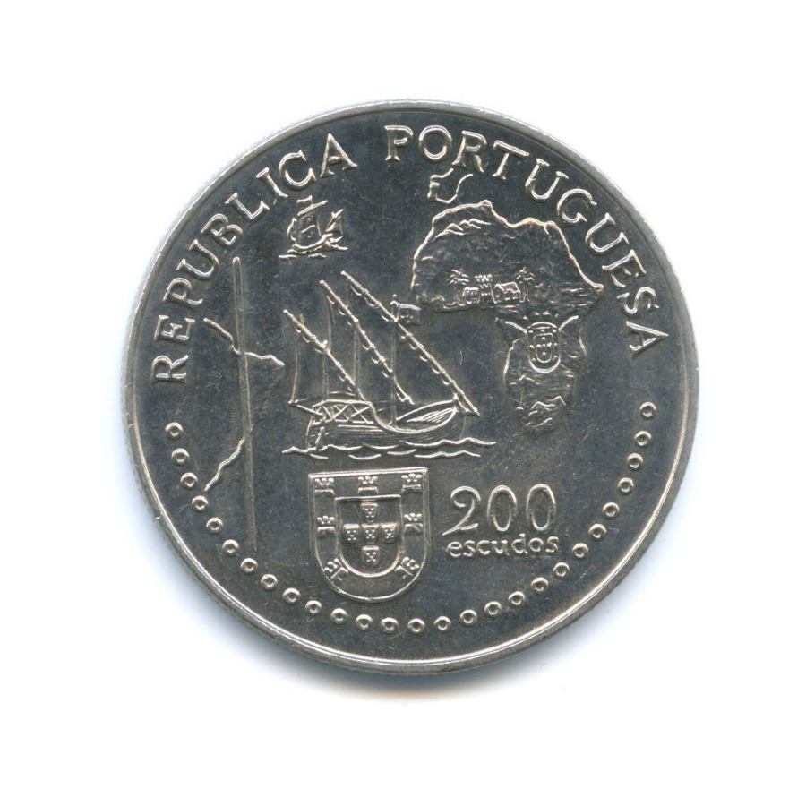 Эскудо 1994. Темно зеленый эскудо 1994. Португалия 1000 эскудо 1994 500 лет Тордесильясского договора.
