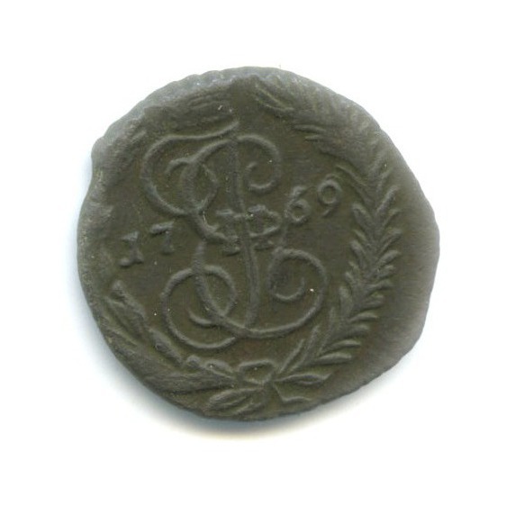 Полушка (¼ копейки) 1769 ЕМ — Вензель Екатерины II, Сибирь