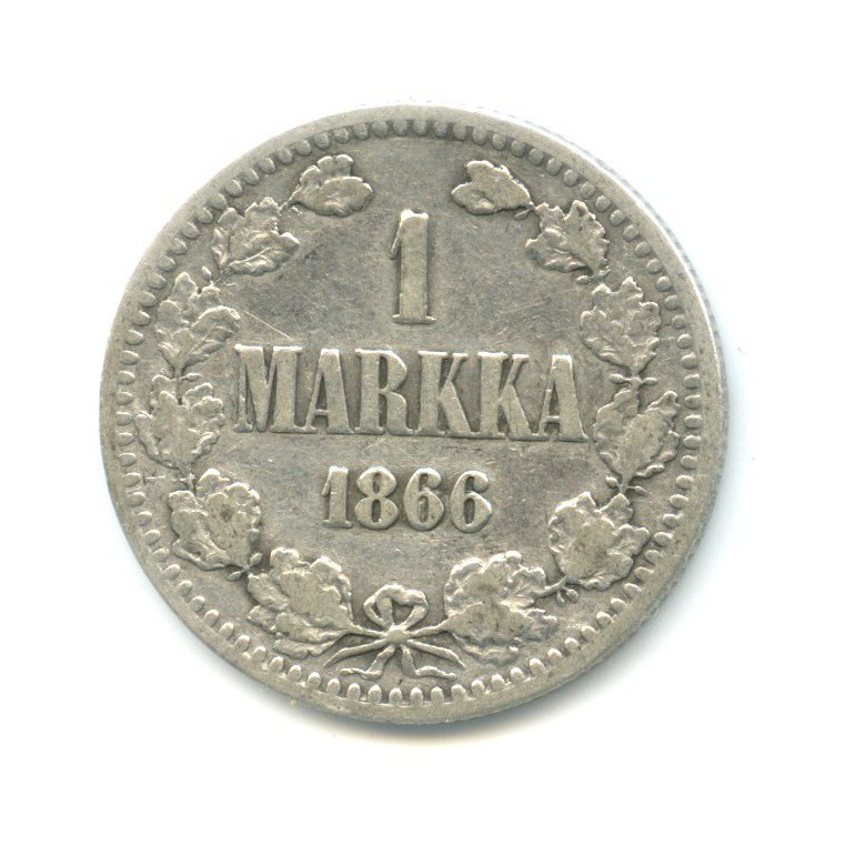 1 марка 1866 S — Для Финляндии