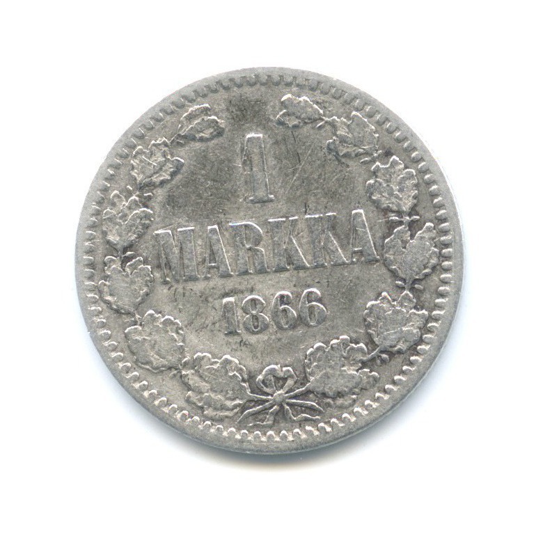 1 марка 1866 S — Для Финляндии