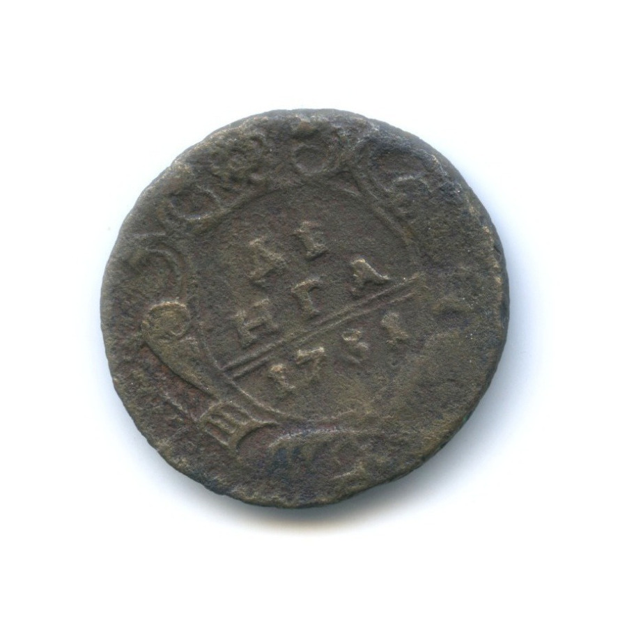 Деньга (½ копейки) 1731 — Орел 1730 г.