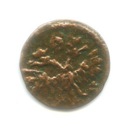 Полушка 1719 — Петр I Великий. 1/4 копейки