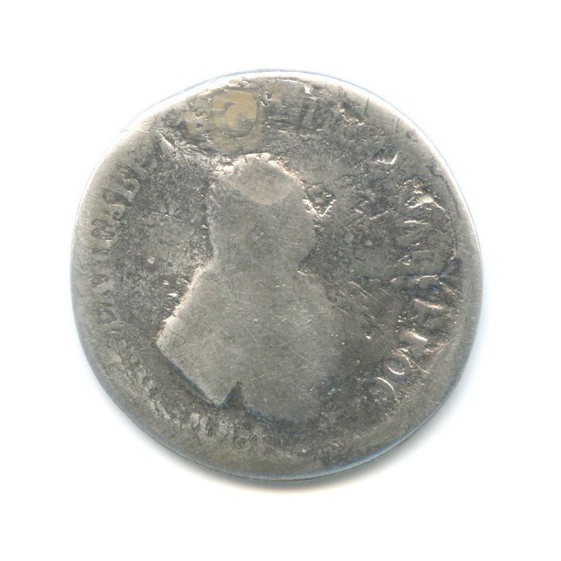Полуполтинник (25 копеек) 1754 ММД МБ — Портрет Елизаветы