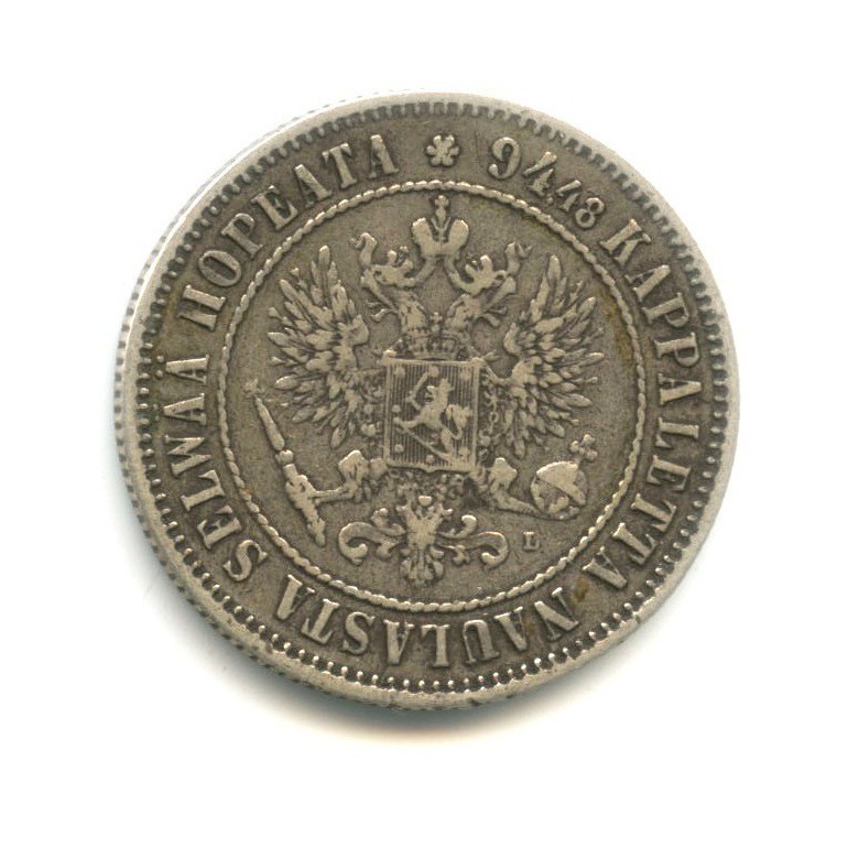 1 марка 1890 L — Для Финляндии