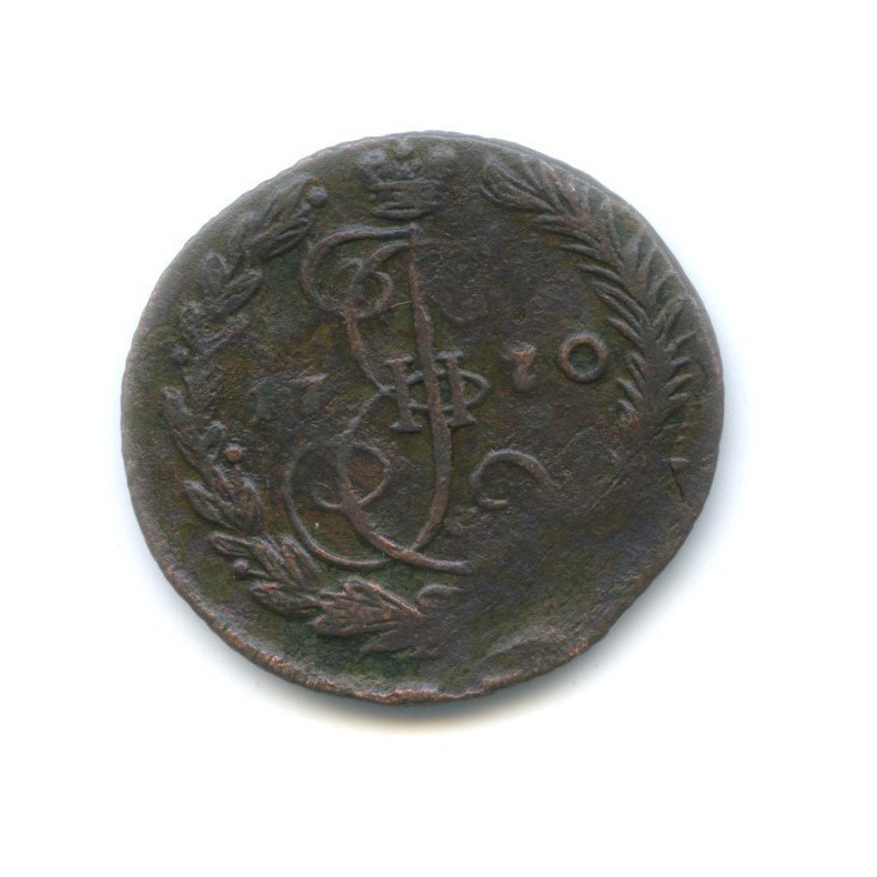 Деньга 1770 ЕМ — ½ копейки