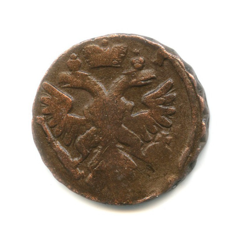 Деньга (½ копейки) 1740 — Орел 1738 г.
