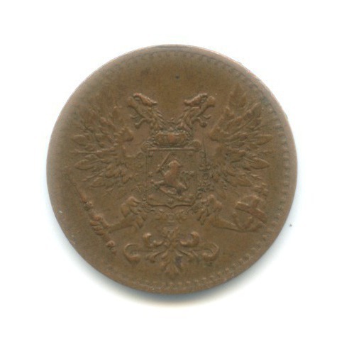 1 пенни 1917 — Для Финляндии. Орел