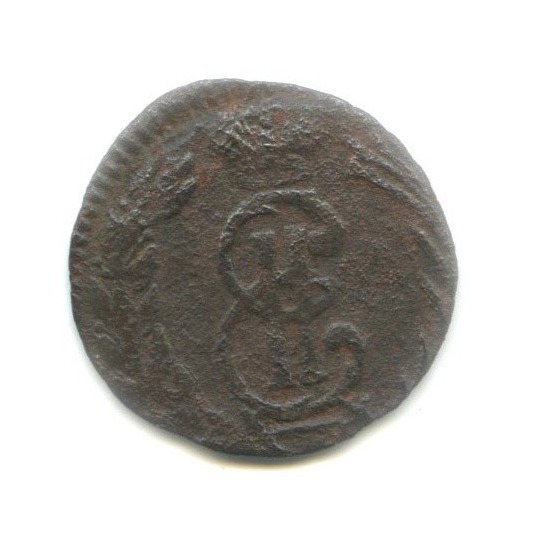 Полушка (¼ копейки) 1770 КМ — Вензель императрицы Екатерины II Великой