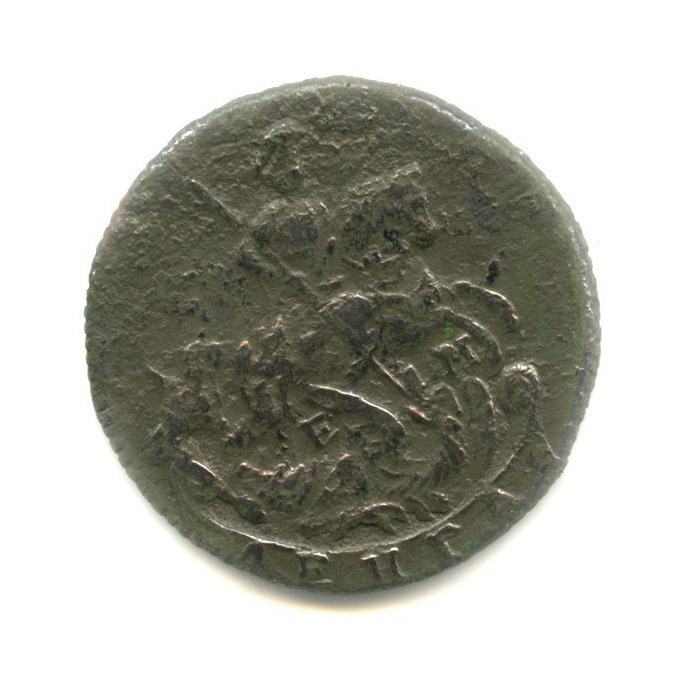 Деньга 1767 ЕМ — ½ копейки
