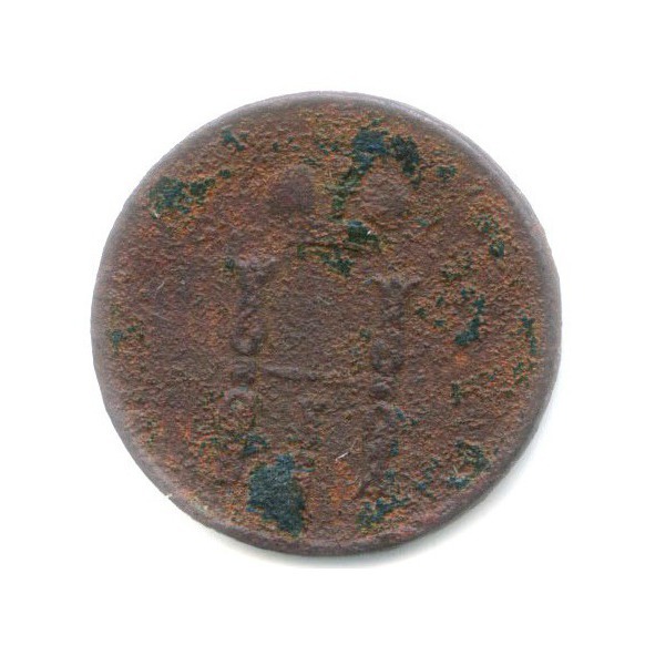 Денежка (½ копейки) 1852 ЕМ — Вензель Николая I