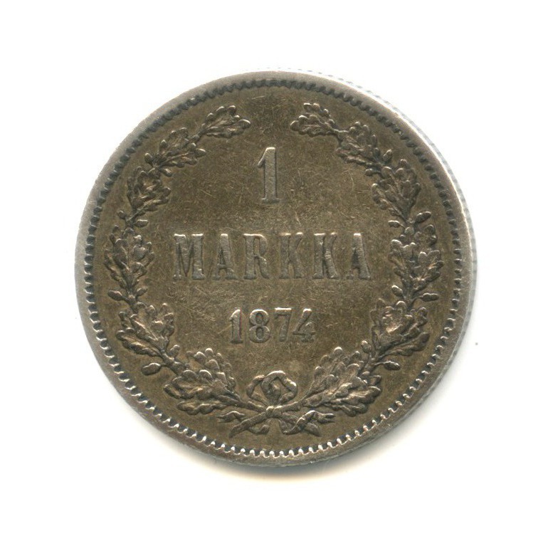 1 марка 1874 S — Для Финляндии