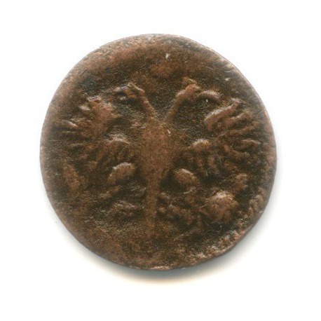 Полушка 1721 — Петр I Великий. 1/4 копейки
