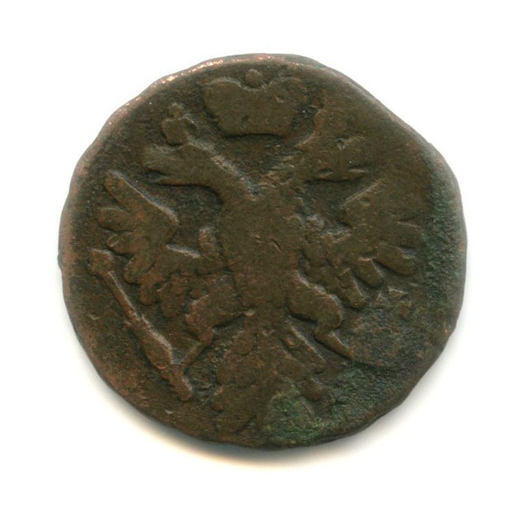 Деньга (½ копейки) 1740 — Орел 1738 г.
