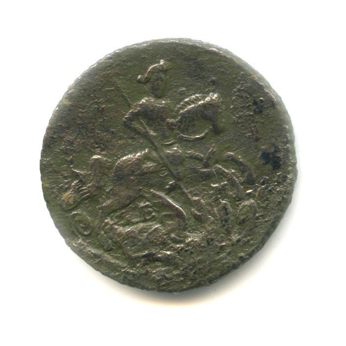 Деньга 1770 ЕМ — ½ копейки