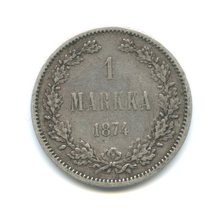 1 марка 1874 S — Для Финляндии
