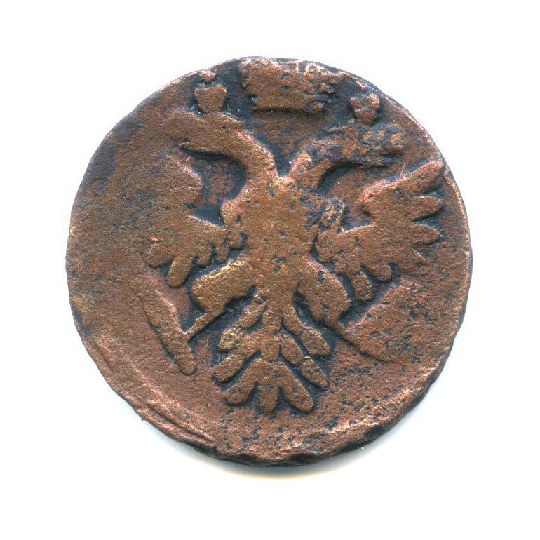 Деньга (½ копейки) 1740 — Орел 1738 г.