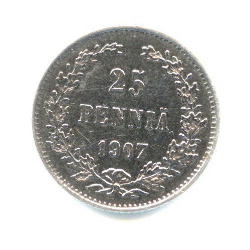 25 пенни 1907 L — Для Финляндии