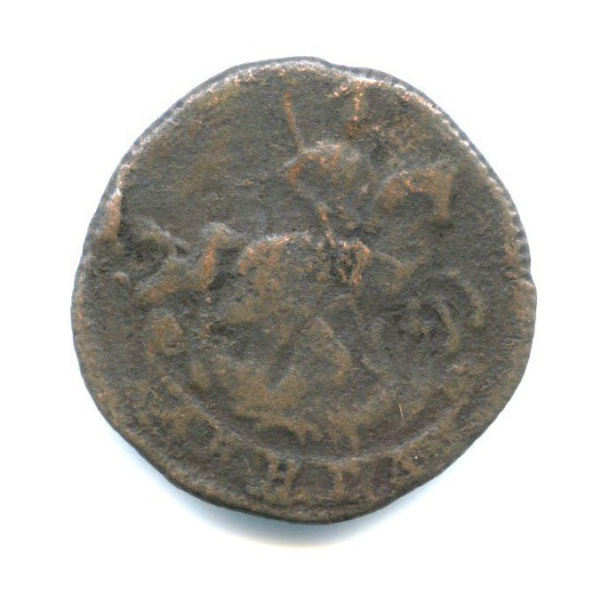 Деньга (½ копейки) 1766 ЕМ — 1/2 копейки