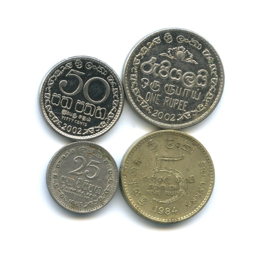 Монеты шри ланки