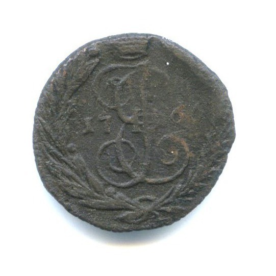 Полушка (¼ копейки) 1766 ЕМ — 1/4 копейки
