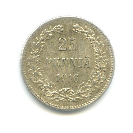 25 пенни 1916 S — Для Финляндии