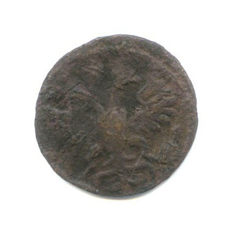 Полушка 1721 — 1/4 копейки. Петр I Великий