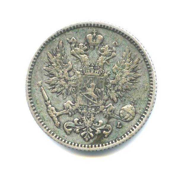 50 пенни 1893 L — Для Финляндии