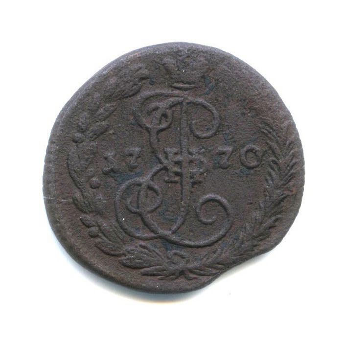Деньга (½ копейки) 1770 ЕМ — 1/2 копейки