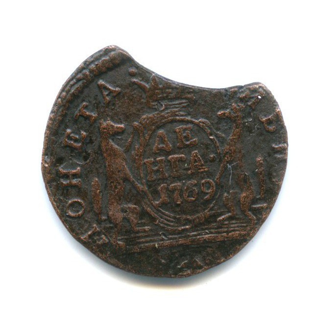 Деньга (½ копейки) 1769 КМ — 1/2 копейки
