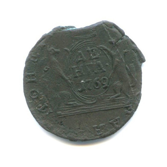 Деньга (½ копейки) 1769 КМ — 1/2 копейки