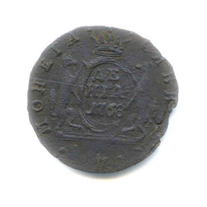 Деньга (½ копейки) 1768 КМ — 1/2 копейки