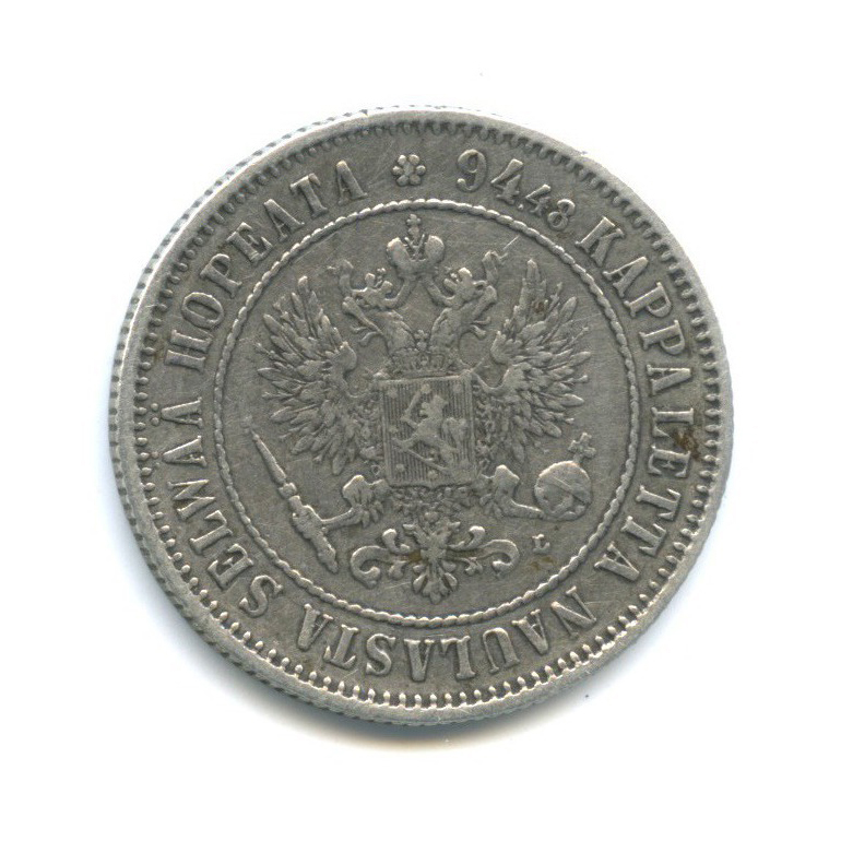 1 марка 1892 L — Для Финляндии