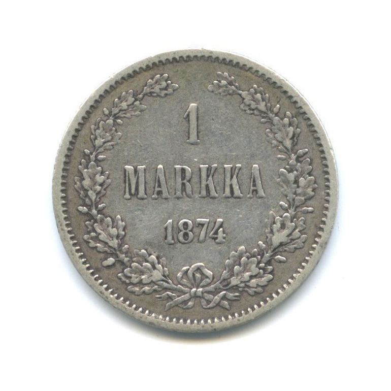 1 марка 1874 S — Для Финляндии