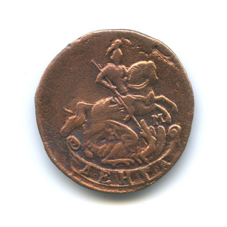 Деньга (½ копейки) 1786 КМ — 1/2 копейки