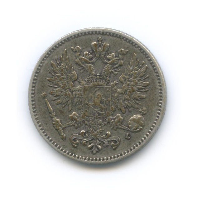 50 пенни 1908 L — Для Финляндии