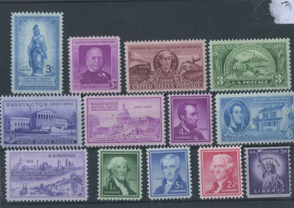 Почтовые марки сша
