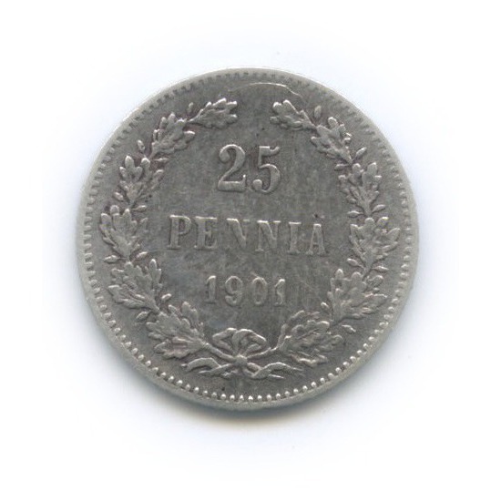 25 пенни 1901 L — Для Финляндии