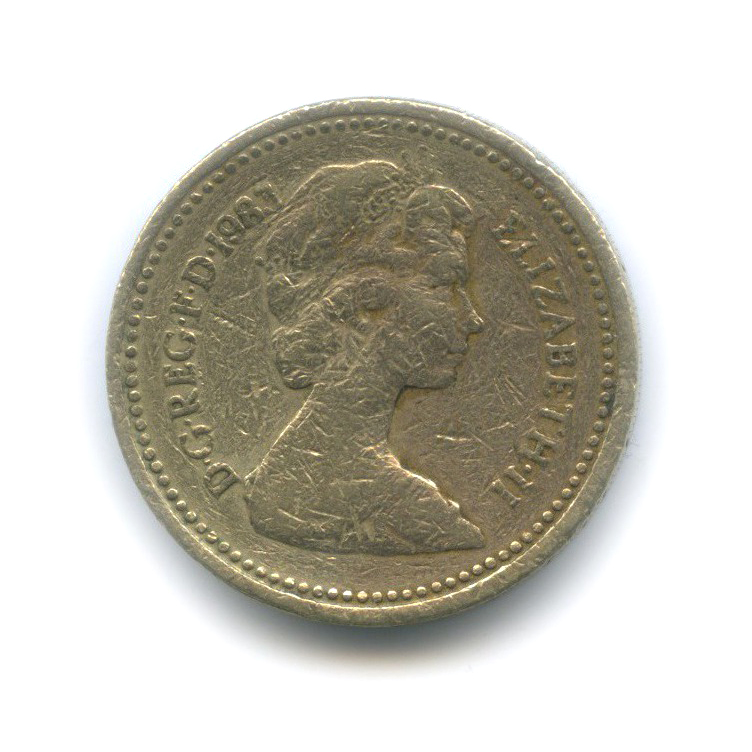 Монета 1983 года. 1 Фунт монета 1983. Монеты с Елизаветой 2 Исландия.