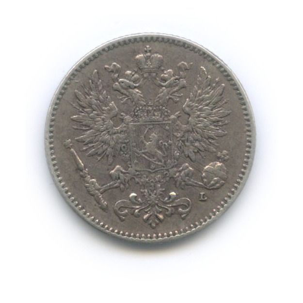 50 пенни 1908 L — Для Финляндии