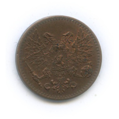 1 пенни 1917 — Для Финляндии. Орел