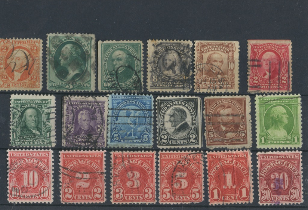 Почтовые марки сша
