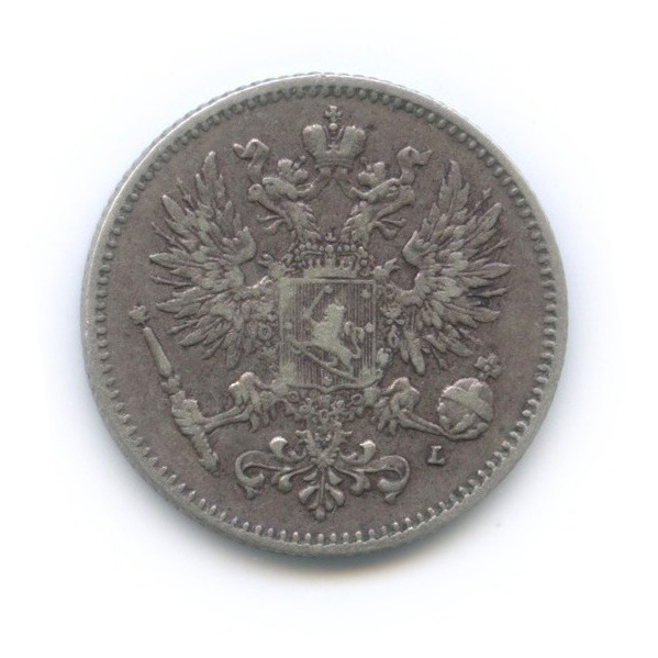 50 пенни 1908 L — Для Финляндии