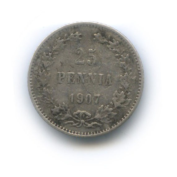 25 пенни 1907 L — Для Финляндии
