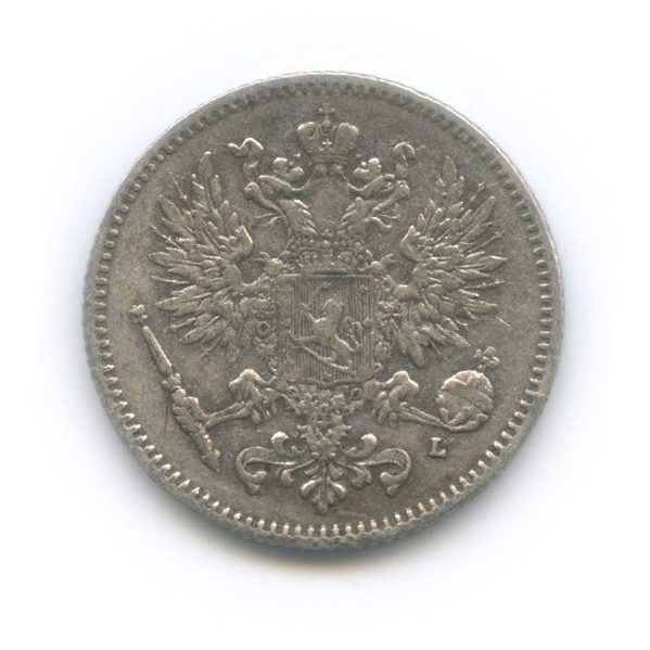 50 пенни 1893 L — Для Финляндии