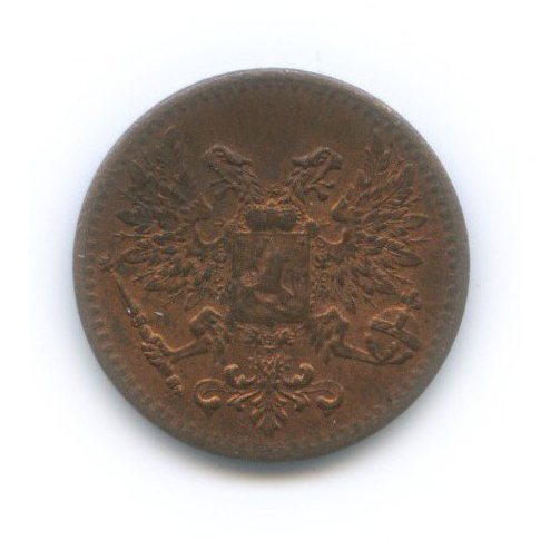 1 пенни 1917 — Для Финляндии. Орел