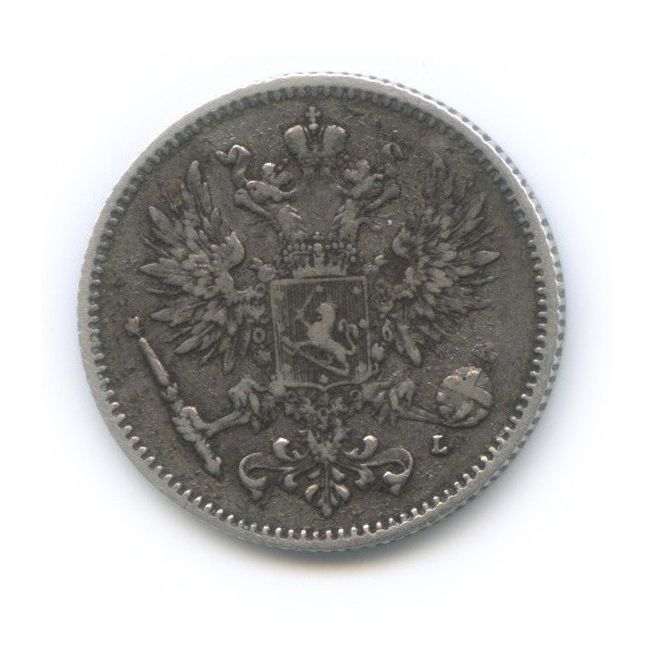 50 пенни 1893 L — Для Финляндии