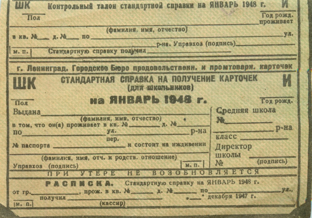 Карта 1948 года